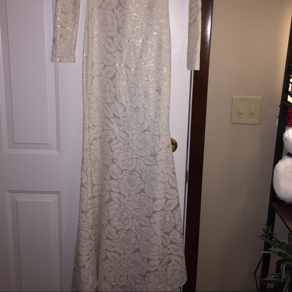 NWT ivory formal dress